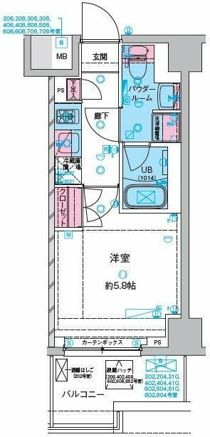 ＧＥＮＯＶＩＡ川口元郷の間取り