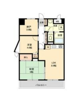 【間取り】 | マンション白陽 | 間取りです。