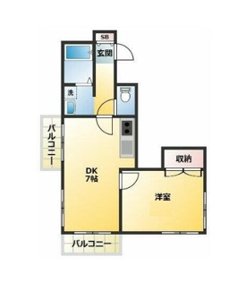 【間取り】 | ＦＬＡＴ　ＴＳＵＧＵＭＩ | 間取りです。
