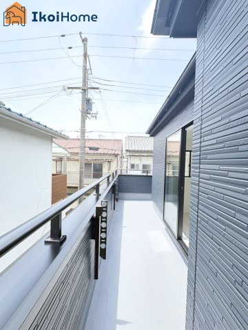 神戸市西区玉津町出合　4号棟　新築戸建のバルコニー|◆同仕様写真◆陽当り良好のバルコニーです♪バルコニー屋根は８万円～設置可能です。