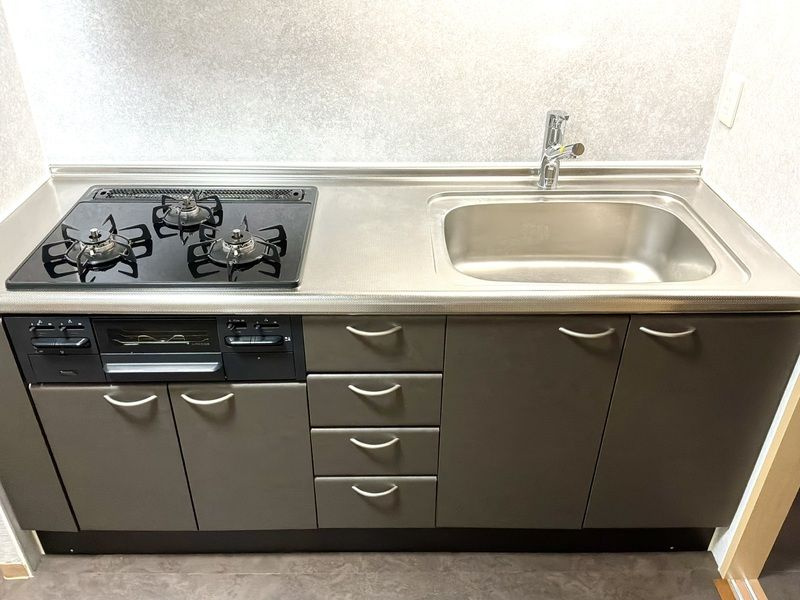 シティコート目黒3号棟のキッチン|きれいなキッチンです