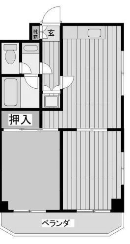 サンコートの間取り|間取りです。