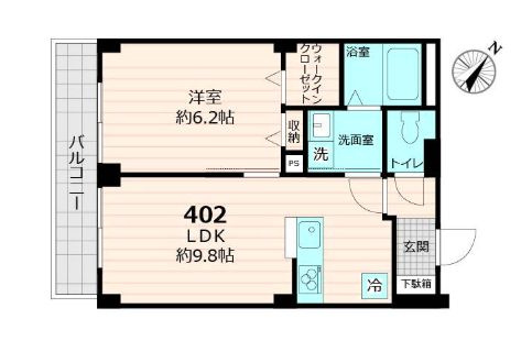 ラヴィデ香風園の間取り