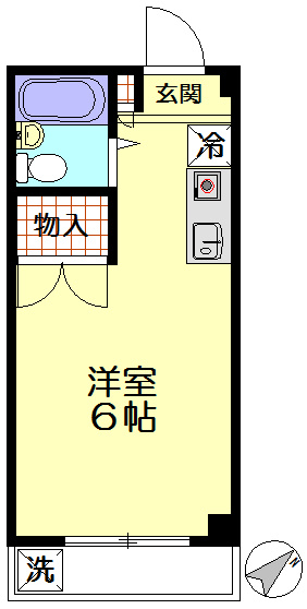 大きな物入が魅力の間取りです♪
