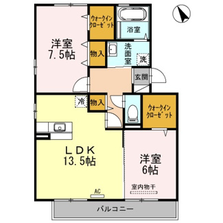 【間取り】 | ルベール曙　B