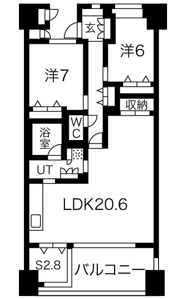 ワコーレ須磨名谷ステーションフラッツの間取り|☆神戸市須磨区　ワコーレ須磨名谷ステーションフラッツ☆