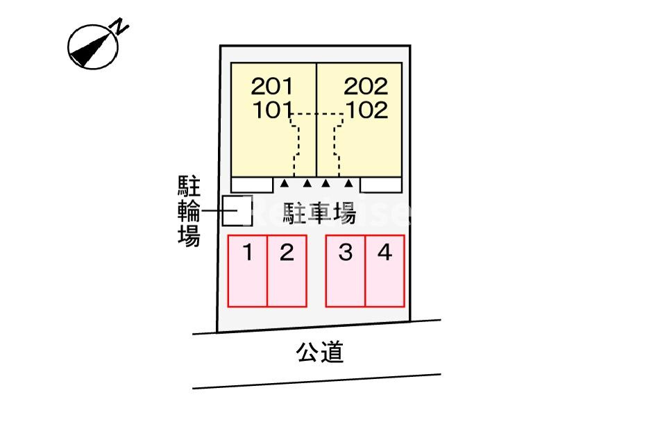 レコルテフレイズの区画図