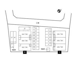 【駐車場】 | エスポワール　真伝　Ⅱ　岡崎市真伝町