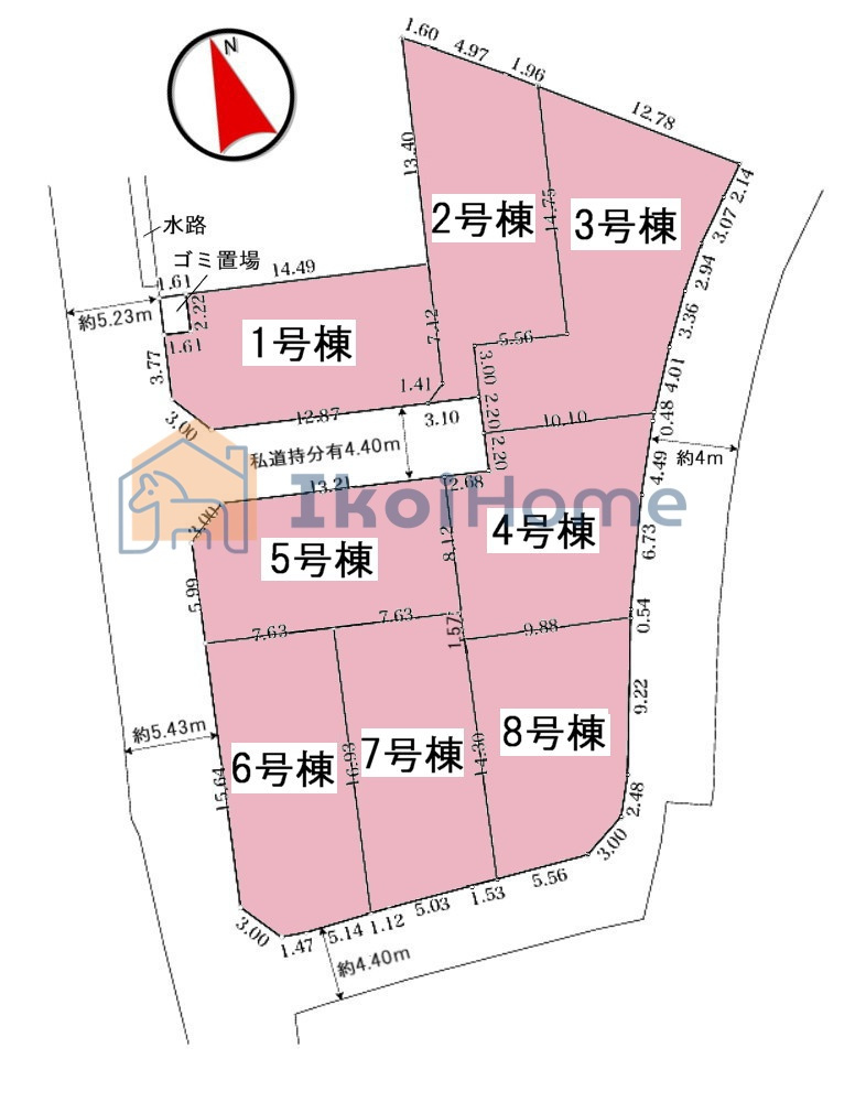 神戸市西区玉津町出合　5号棟　新築戸建のその他|■区画図です■全7区画の分譲地です！建売りの販売が開始されました！角地もあり陽当り良好！
