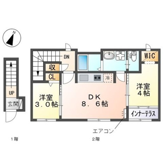 【間取り】 | アムール　辻　