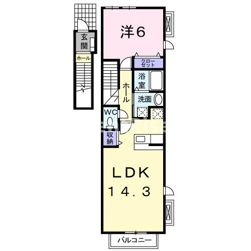 セレーノ；デーアＢの間取り