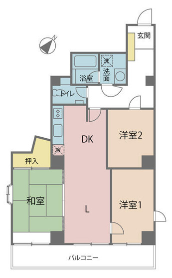 【間取り】 | モンテアルト緑青館