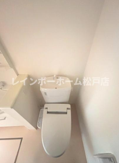 松戸市松戸のアパートのトイレ