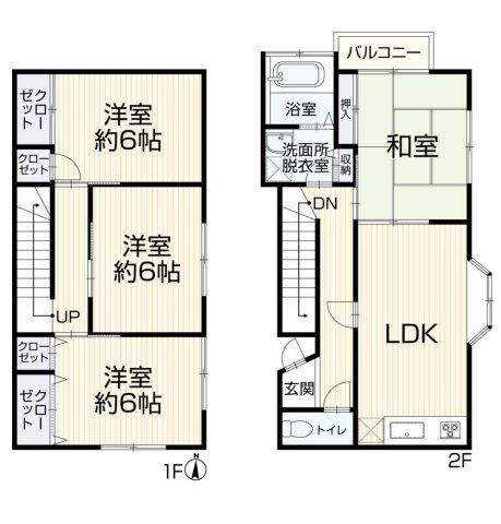 【間取り】 | 4LDKはリビングダイニングキッチンと4つの居室がある間取りで、大家族や二世帯住宅に最適。広々としたリビングで家族団らんを楽しみ、個室でプライベートな時間も確保でき、快適な生活を送ることができますよ。
