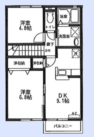 マッティーノＮの間取り