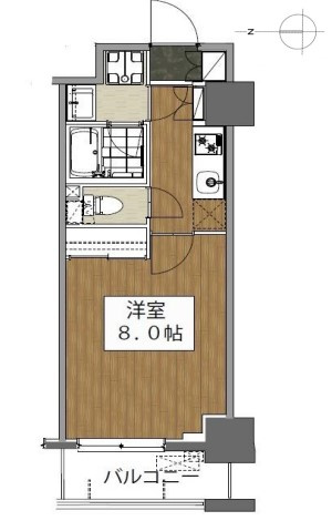 清澄白河レジデンス弐番館の間取り
