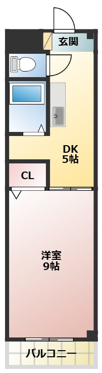 クレセールの間取り