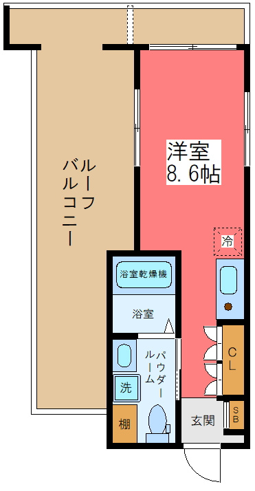 スタイルレジデンス渋谷笹塚の間取り