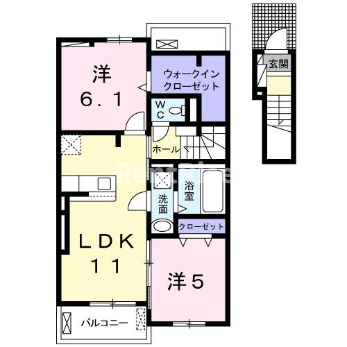 ファー　ビヨンド　Ⅱの間取り