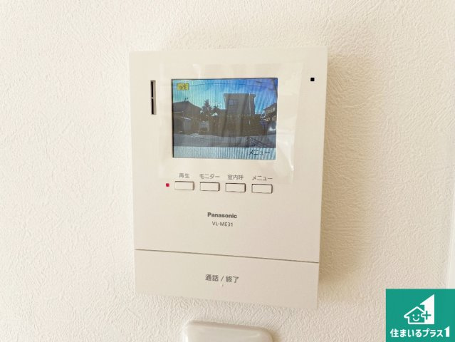 ■神戸市北区ひよどり台　新築一戸建ての防犯設備|カラーモニターインターホン！声だけでなく来訪者の姿や顔がモニターで確認できるので、小さなお子様がいらっしゃるご家庭でも安心できます！