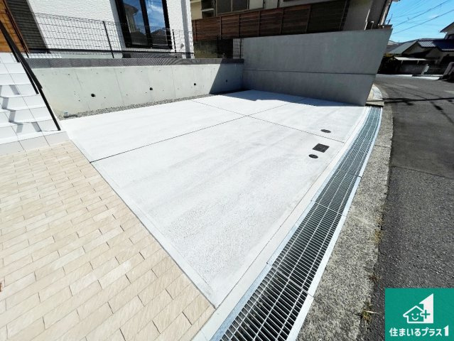 ■神戸市北区ひよどり台　新築一戸建ての駐車場|駐車スペース！散水栓があるので、こまめに愛車を洗えます！