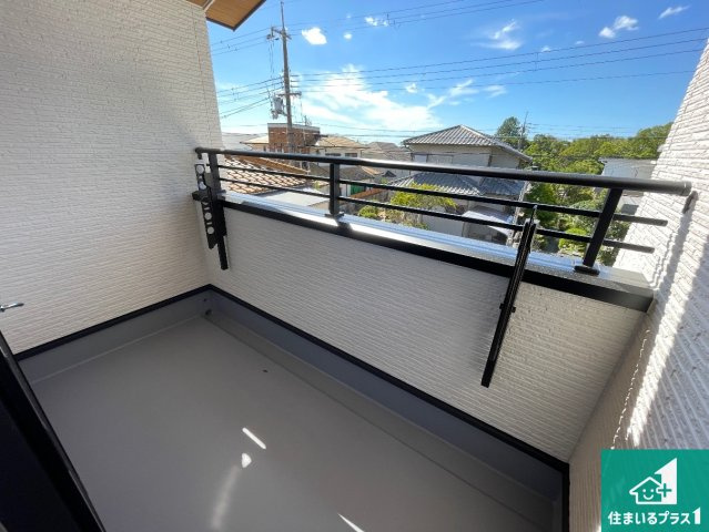 ■神戸市北区ひよどり台　新築一戸建てのバルコニー|日当たりのよいバルコニー！お部屋が開放的に！