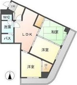 サンヒルズ松和花壇の間取り