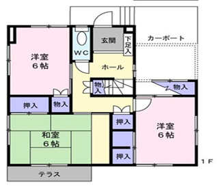 【間取り】 | 蓮田市黒浜　中古戸建