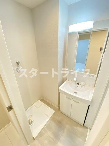 大阪市淀川区西中島２丁目の賃貸マンションの洗面所