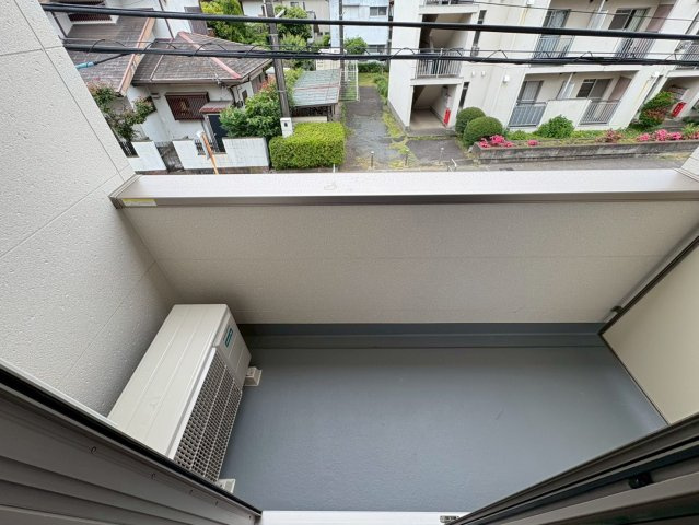 ジーメゾン川越岸町のバルコニー