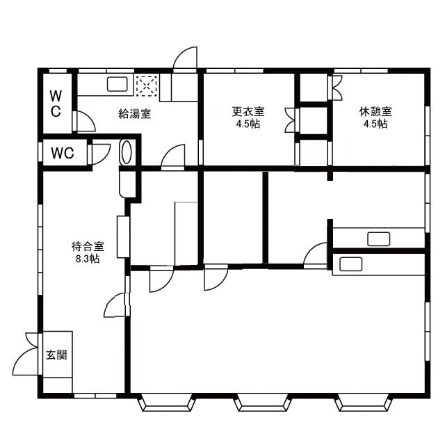 エステートサンワの間取り