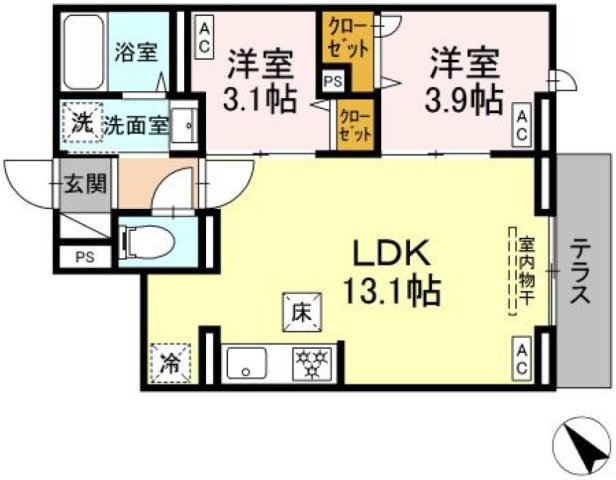グラナーデ石神井台の間取り