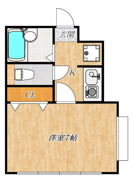 ソリッドリファイン駒込の間取り|１Kのお部屋☆