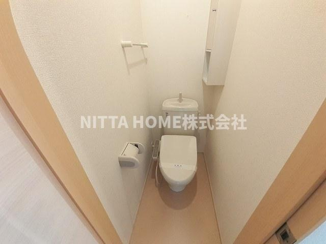 舞鶴市字中田のアパートのトイレ|温水洗浄付きのトイレです◇
