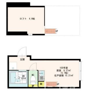 大田区本羽田３丁目のアパートの間取り