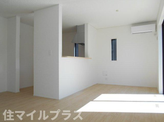 【居間・リビング】 | 会津若松市館馬町新築一戸建て5棟 | おしゃれな居間です