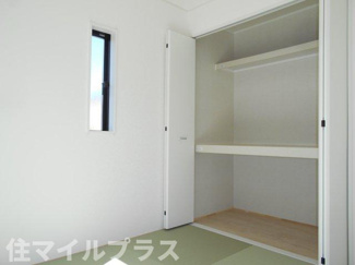 【和室】 | 会津若松市館馬町新築一戸建て5棟 | 畳の上でゆっくりとくつろげる和室です
