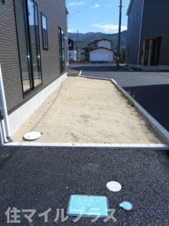 【庭】 | 会津若松市館馬町新築一戸建て5棟 | お庭の付いた物件です