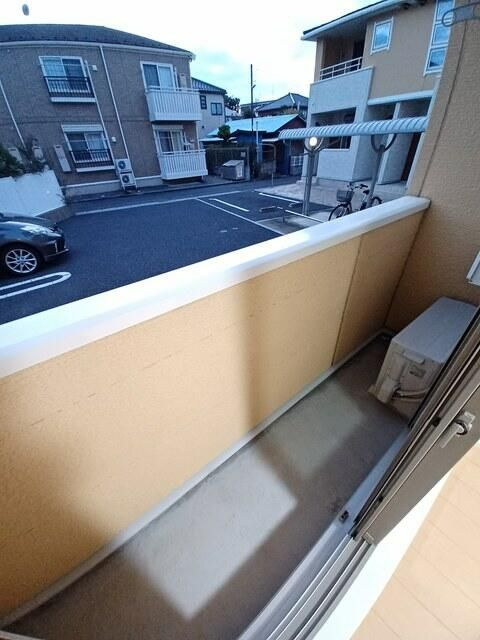 ハッピーノⅡのバルコニー