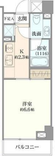 モデコ武蔵小山の間取り