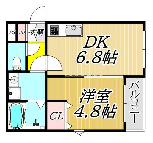 La-Crea塚口本町の間取り