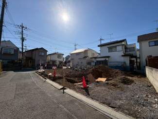 【前面道路含む現地写真】 | 立川市砂川町7丁目　新築戸建　【全2棟】