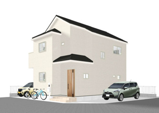【外観パース】 | 立川市砂川町7丁目　新築戸建　【全2棟】