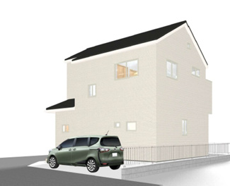 【外観パース】 | 立川市砂川町7丁目　新築戸建　【全2棟】