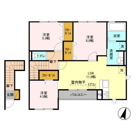 なんてんの郷　Ⅱの間取り