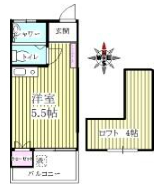 プチシャトー高円寺の間取り