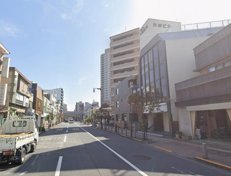 足立区西竹の塚１丁目の店舗事務所の周辺