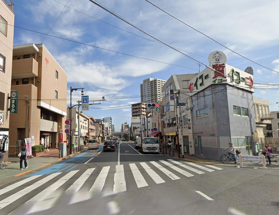 足立区西竹の塚１丁目の店舗事務所の周辺