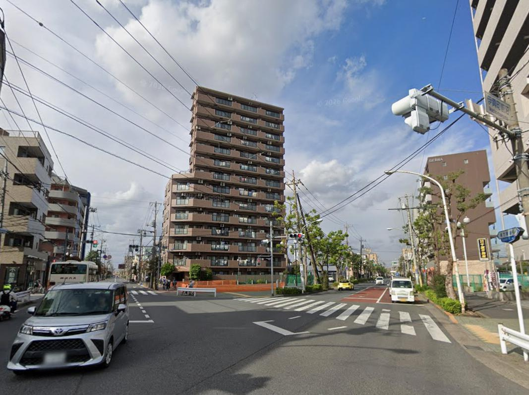 足立区西竹の塚１丁目の店舗事務所の周辺