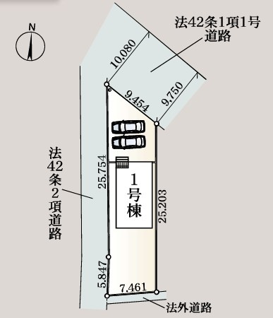 【区画図】 | CRADLE GARDEN美里町沼上 第4　新築住宅